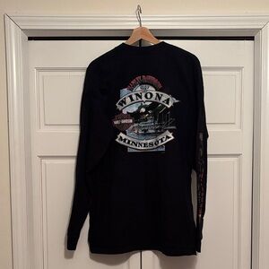 Harley-Davidson Black Long Sleeve Tee with Graphic
